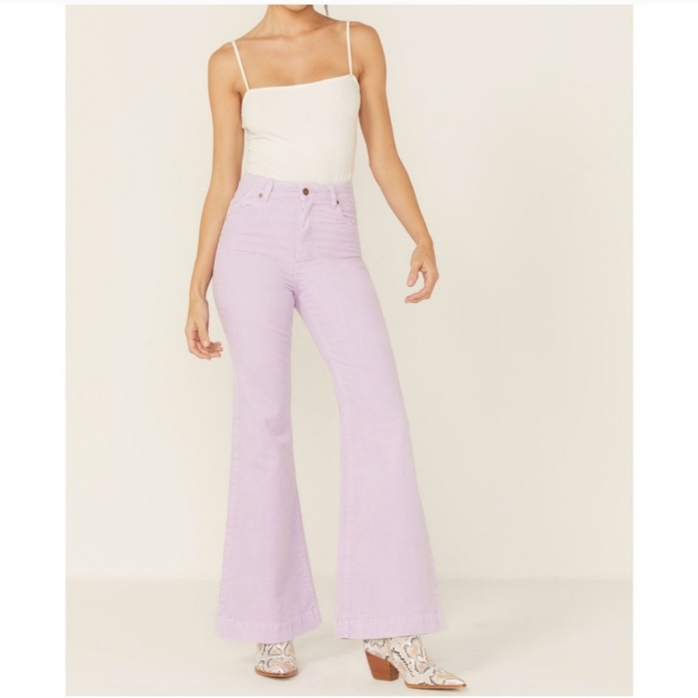 Rolla's Corduroy East Coast Flare Pants Lilac